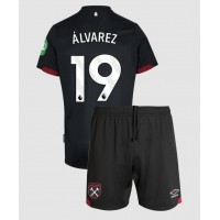 Maglia Calcio West Ham United Edson Alvarez #19 Seconda Divisa Bambino 2024-25 Manica Corta (+ pantaloncini)